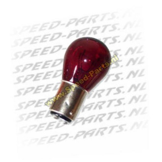 Lamp - Ba15 - 12 Volt - 18/5W - Rood