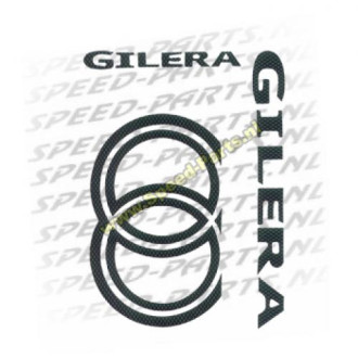 Stickerset - Gilera carbon