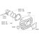 Zuigerveer Polini 46,4x1,5mm voor Minarelli horizontaal AC, Honda Camino, PX 50