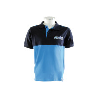 Polo-Shirt Polini EVO Herren navy-lichtblauw Maat XL