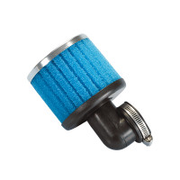 Luchtfilter Polini Special Air Box Filter 38mm 90° blauw