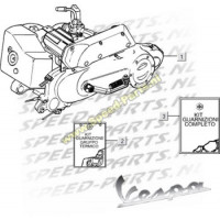 Keerringset motorblok - Vespa LX 4-Takt